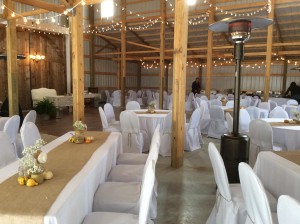 Diamond Oak Events Venue Interior Decorated